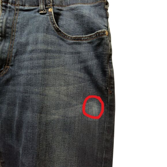 Lee Extreme Motion MVP Slim Fit Tapered Leg Jeans Men’s 38x32 Blue Stretch Denim - Picture 6 of 6